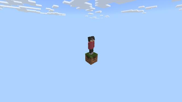Screenshot of the Minecraft Bedrock Marketplace product Skyblock One Block created by 4KS Studios.