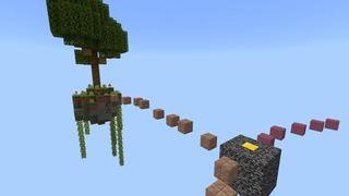 Screenshot of the Minecraft Bedrock Marketplace product Skyblock Parkour II created by 4KS Studios.