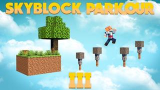 Thumbnail of the Minecraft Bedrock Marketplace product Skyblock Parkour III created by 4KS Studios.
