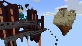 Screenshot of the Minecraft Bedrock Marketplace product Skyblock Parkour IV created by 4KS Studios.