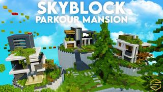 Thumbnail of the Minecraft Bedrock Marketplace product Skyblock Parkour Mansion created by 4KS Studios.