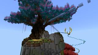 Screenshot of the Minecraft Bedrock Marketplace product Skyblock Parkour created by 4KS Studios.