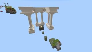 Screenshot of the Minecraft Bedrock Marketplace product Skyblock Parkour created by 4KS Studios.