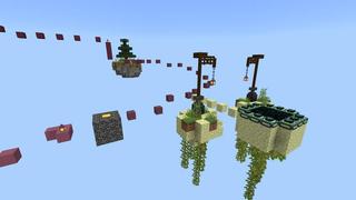 Screenshot of the Minecraft Bedrock Marketplace product Skyblock Parkour created by 4KS Studios.