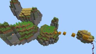 Screenshot of the Minecraft Bedrock Marketplace product Skyblock Parkour created by 4KS Studios.