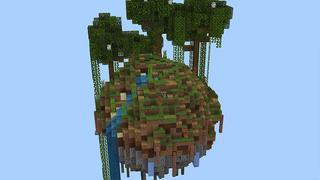 Screenshot of the Minecraft Bedrock Marketplace product Skyblock Planets created by 4KS Studios.