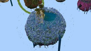 Screenshot of the Minecraft Bedrock Marketplace product Skyblock Planets created by 4KS Studios.
