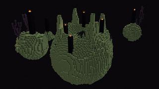 Screenshot of the Minecraft Bedrock Marketplace product Skyblock Planets created by 4KS Studios.