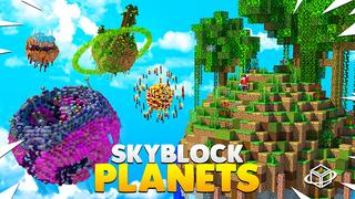 Thumbnail of the Minecraft Bedrock Marketplace product Skyblock Planets created by 4KS Studios.