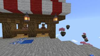 Screenshot of the Minecraft Bedrock Marketplace product Skyblock Sakura created by 4KS Studios.
