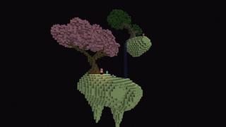 Screenshot of the Minecraft Bedrock Marketplace product Skyblock Sakura created by 4KS Studios.