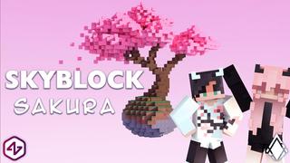 Thumbnail of the Minecraft Bedrock Marketplace product Skyblock Sakura created by 4KS Studios.