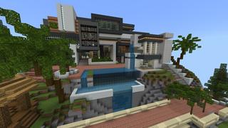Screenshot of the Minecraft Bedrock Marketplace product Skyblock Secret Base created by 4KS Studios.