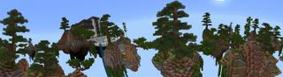Panorama of the Minecraft Bedrock Marketplace product Skyblock $1000000 created by 4KS Studios.