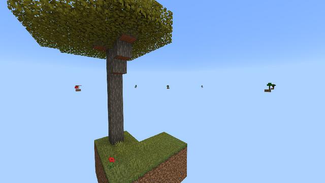 Screenshot of the Minecraft Bedrock Marketplace product Skyblock created by 4KS Studios.