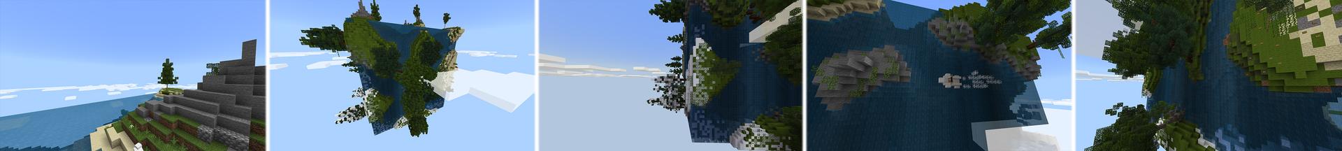 Panorama of the Minecraft Bedrock Marketplace product Skycube created by 4KS Studios.