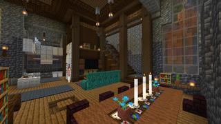 Screenshot of the Minecraft Bedrock Marketplace product Spooky Skyblock Pumpkins created by 4KS Studios.