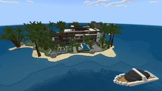 Screenshot of the Minecraft Bedrock Marketplace product Summer Mansion created by 4KS Studios.