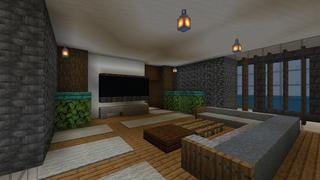 Screenshot of the Minecraft Bedrock Marketplace product Summer Mansion created by 4KS Studios.