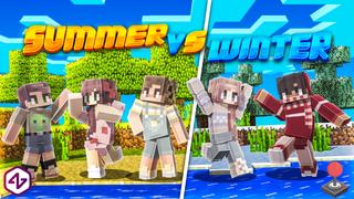 Thumbnail of the Minecraft Bedrock Marketplace product Summer Vs Winter Teens created by 4KS Studios.