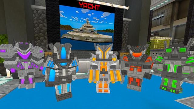 Screenshot of the Minecraft Bedrock Marketplace product Super Suits created by 4KS Studios.
