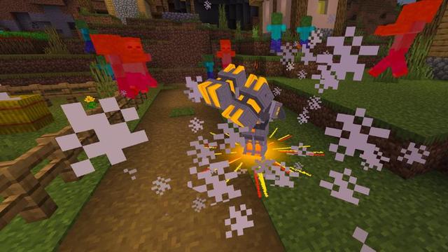 Screenshot of the Minecraft Bedrock Marketplace product Super Suits created by 4KS Studios.