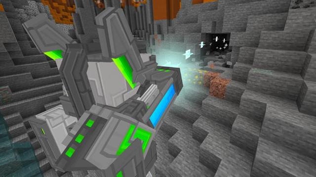 Screenshot of the Minecraft Bedrock Marketplace product Super Suits created by 4KS Studios.