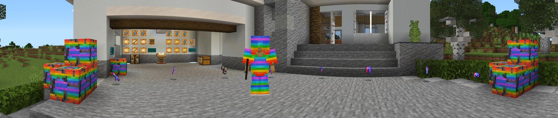 Panorama of the Minecraft Bedrock Marketplace product Super Tools created by 4KS Studios.