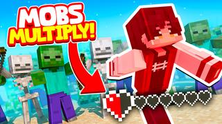 Thumbnail of the Minecraft Bedrock Marketplace product Survival But... Mobs Multiply created by 4KS Studios.