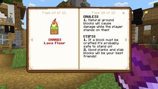 Screenshot of the Minecraft Bedrock Marketplace product Survival Challenges created by 4KS Studios.
