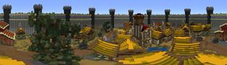 Panorama of the Minecraft Bedrock Marketplace product Survival Safe Haven created by 4KS Studios.