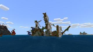 Screenshot of the Minecraft Bedrock Marketplace product Survival Ships created by 4KS Studios.