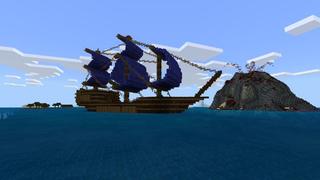 Screenshot of the Minecraft Bedrock Marketplace product Survival Ships created by 4KS Studios.