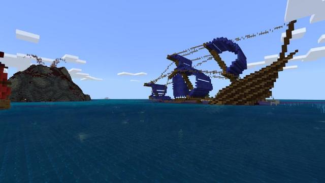 Screenshot of the Minecraft Bedrock Marketplace product Survival Ships created by 4KS Studios.