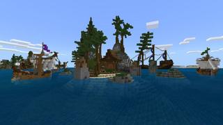 Screenshot of the Minecraft Bedrock Marketplace product Survival Ships created by 4KS Studios.