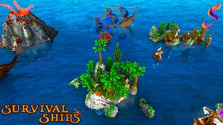 Thumbnail of the Minecraft Bedrock Marketplace product Survival Ships created by 4KS Studios.