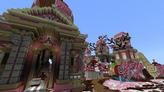 Screenshot of the Minecraft Bedrock Marketplace product Survival Sweet Castle created by 4KS Studios.