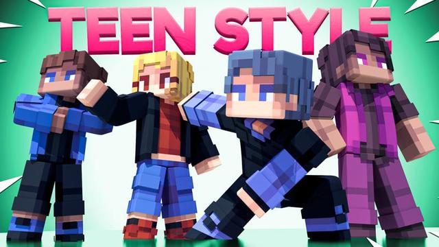 Thumbnail of the Minecraft Bedrock Marketplace product Teen Style! created by 4KS Studios.