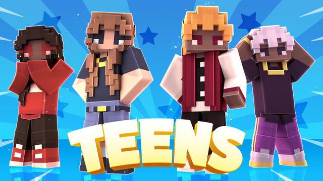 Thumbnail of the Minecraft Bedrock Marketplace product Teens created by 4KS Studios.