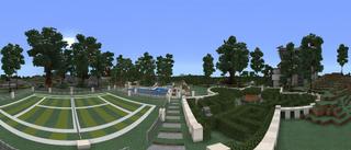 Panorama of the Minecraft Bedrock Marketplace product The Lazy Mansion created by 4KS Studios.