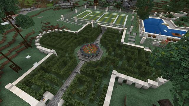 Screenshot of the Minecraft Bedrock Marketplace product The Lazy Mansion created by 4KS Studios.