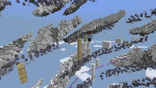 Screenshot of the Minecraft Bedrock Marketplace product Tornado Parkour created by 4KS Studios.