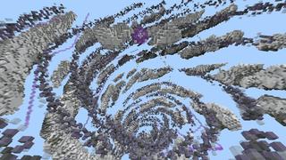 Screenshot of the Minecraft Bedrock Marketplace product Tornado Parkour created by 4KS Studios.