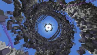 Screenshot of the Minecraft Bedrock Marketplace product Tornado Parkour created by 4KS Studios.