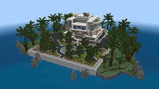 Screenshot of the Minecraft Bedrock Marketplace product Trillionaire Mansion created by 4KS Studios.