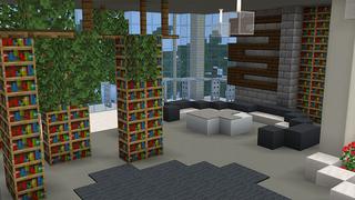 Screenshot of the Minecraft Bedrock Marketplace product Trillionaire Mansion created by 4KS Studios.
