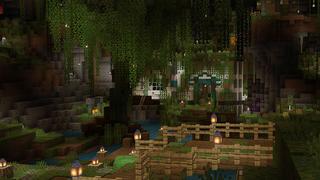 Screenshot of the Minecraft Bedrock Marketplace product Underground Paradise created by 4KS Studios.