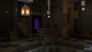 Screenshot of the Minecraft Bedrock Marketplace product Underground Paradise created by 4KS Studios.