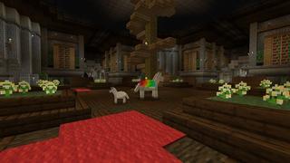 Screenshot of the Minecraft Bedrock Marketplace product Unicorn Castle created by 4KS Studios.