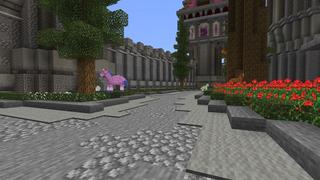Screenshot of the Minecraft Bedrock Marketplace product Unicorn Castle created by 4KS Studios.